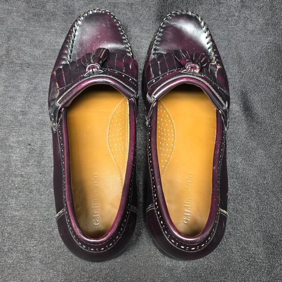 G.H. Bass & Co. Burgundy Cordovan Penny Loafer Dress Shoes main image 9